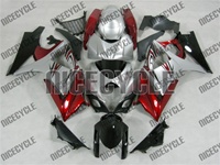 Suzuki GSX-R 1000 Silver/Red Accents Fairings