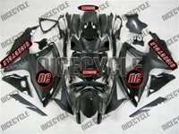 Suzuki GSX-R 600 750 Gloss/Matte Black Fairing