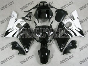 Yamaha YZF-R6 White/Black Fairings