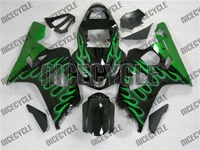 Fire Green Suzuki GSX-R 600 750 Fairings