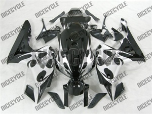 Honda CBR 1000RR Silver Tribal Fairings