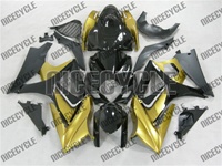 Suzuki GSX-R 1000 Gold on Black Fairings