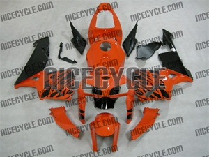 Honda CBR 600RR Orange Tribal Fairings