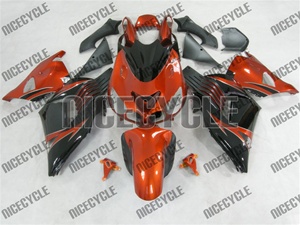 Metallic Orange/Black Kawasaki ZX14R Fairings