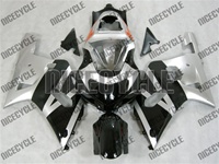 Silver/Black Suzuki GSX-R 600 750 Fairings