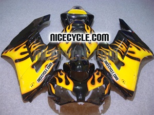 Honda CBR 1000RR Yellow Fire Fairings