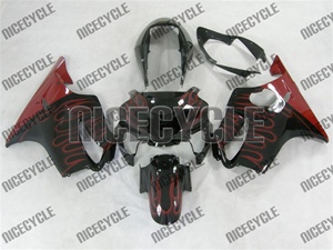 Honda CBR 600 F4 Red Flame Fairings