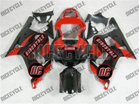 Black/Red OEM Style Suzuki GSX-R 600 750 Fairings