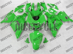 Green Kawasaki ZX14R Fairings