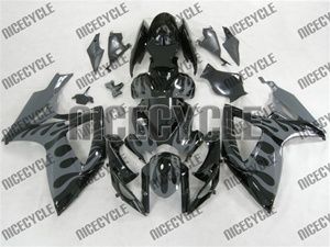 Grey Flame Suzuki GSX-R 600 750 Fairings