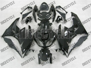 Gloss Black Kawasaki ZX6R Fairings