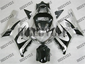 Silver OEM Style Suzuki GSX-R 600 750 Fairings