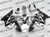 White/Black Honda CBR 600 F4i Fairings