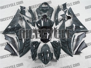 Yamaha YZF-R6 Charcoal Flame Fairings