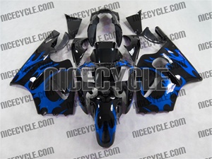 Kawasaki ZX12R Blue Tribal Fairings