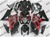 Suzuki GSX-R 1000 Red Tribal on Black Fairings