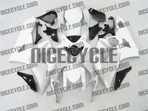 Suzuki GSX-R 1000 Silver/White Fairings