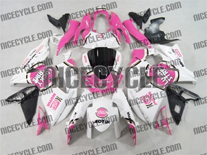 Pink Lucky Strike Suzuki GSX-R 1000 Fairings