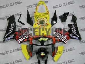 Honda CBR 600RR Rossi Repsol Style Fairings