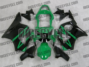 Green/Black Honda CBR 954RR Fairings