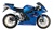 Metallic Blue Triumph Daytona 675 Fairing