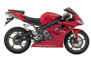 Gloss Red Triumph Daytona 675 Fairing