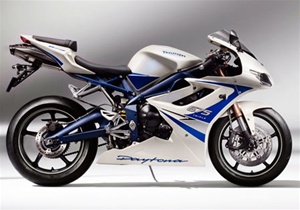 White/Blue OEM Style Triumph Daytona 675 Fairing