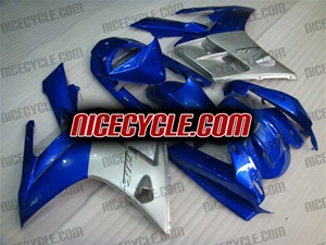 Yamaha FJR1300 Silver/Blue Fairings