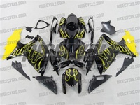 Suzuki GSX-R 600 750 Yellow Blaze Fairing