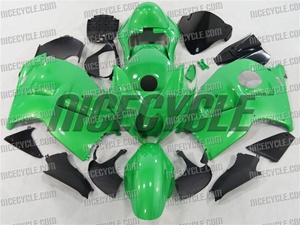 Bright Green Suzuki GSX-R 1300 Hayabusa Fairings