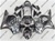 Titanium Tribal Honda CBR 954RR Fairings