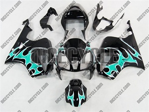 Honda RC51/VTR1000 Teal Tribal Fairing