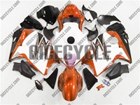 Orange/White Suzuki GSX-R 1300 Hayabusa Fairings