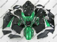Candy Green/Black Suzuki GSX-R 1300 Hayabusa Fairings
