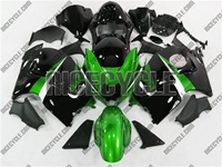 Candy Green/Black Suzuki GSX-R 1300 Hayabusa Fairings