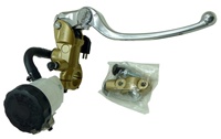 Shindy's Daytona Radial Brake Master Cylinder Kit Gold/Silver (Product Code: 17-656G)