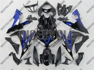 Yamaha YZF-R1 Black/Blue Accents Fairings