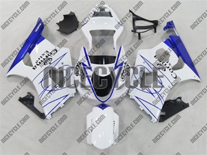 Suzuki GSX-R 1000 White/Blue Corona Fairings