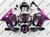 Pink Fire Flame Honda CBR 600 F4i Fairings