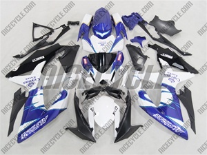 Suzuki GSX-R 600 750 Blue Alstare Motorcycle Fairings