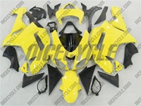 Yellow Kawasaki ZX6R Fairings