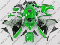 Honda CBR 1000RR Green/Silver/Black Fairings