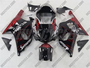 Red/Black Alstare Suzuki GSX-R 600 750 Fairings