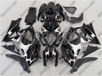 Suzuki GSX-R 1000 White Tribal Fairings