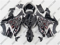 Dual Flame Kawasaki ZX10R Fairings