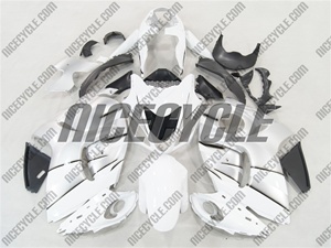 Suzuki GSX-R 1300 Hayabusa White/Silver Fairings