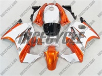 Honda CBR 600 F2 White/Burnt Orange Fairings