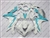 Yamaha YZF-R1 White/Teal Fairings