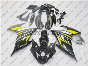 Yamaha FZ6R Black/Yellow Fairings