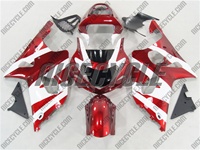 Suzuki GSX-R 1000 Metallic Red/White Fairings